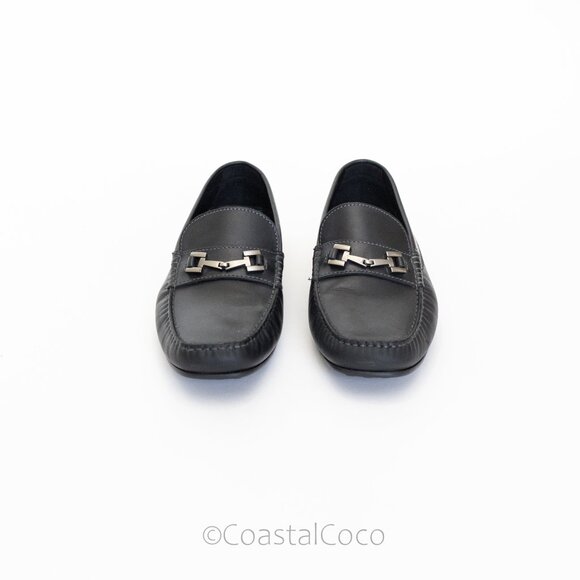 ECCO Men's Black Leather Loafer US 11/EU 45 Moccasin Classic Office Dress Shoes - Picture 4 of 10